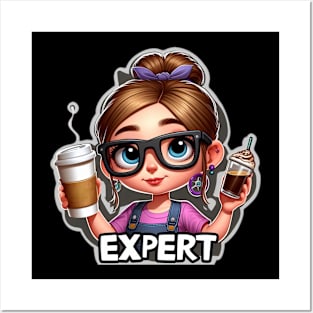 Caffeine Connoisseur Expert Posters and Art